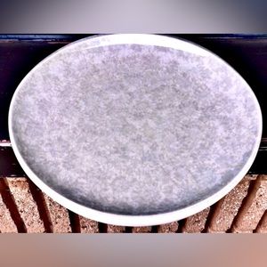 Vintage Discontinued MIKASA CRESCENT TAUPE Elliptical 12” Chop Plate Platter